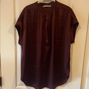 Vince Burgundy Blouse